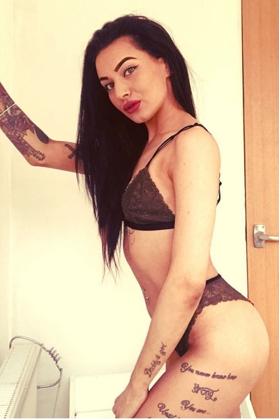 Leeds escort Rain, Black hair, 30B, dress size 8