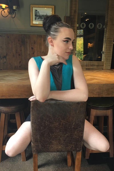 Leeds escort Paige, Brunette hair, 34B, dress size 8